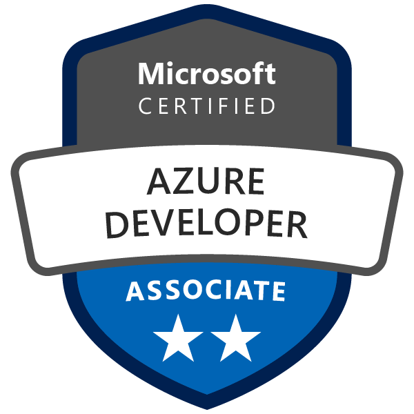 Microsoft Certified: Azure Developer Associate Badge